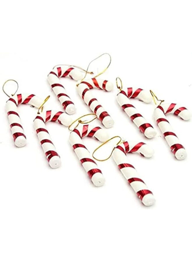 مجموعة زينة شجرة عيد الميلاد من 6 قطع