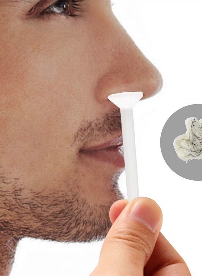 Wokaar Nose Wax Kit, 100g Wax, 30 Applicators. Nose Ear Hair Instant Removal Kits from Wokaar (15-20 Times Usage ).Nostril Waxing Kit for Men and Women, Safe Easy Quick & Painless.10 Mustache Guards,15pcs Pa - Image 5