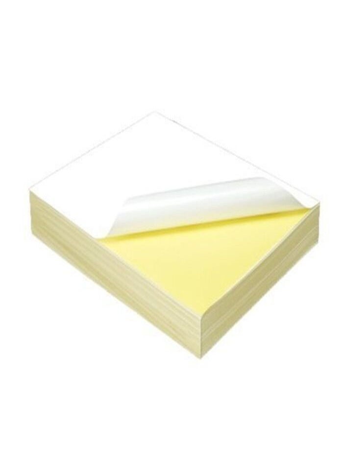 Smart white sticker 100 sheets waterproof printable for A4 digital laser printers  - Image 1