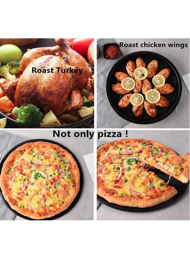 eBasket Non-stick pizza pan set consisting of 3 pieces in different sizes (20-23 - 25 cm) - Image 2