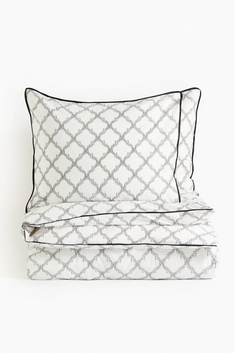 H&M Cotton double/king duvet cover set