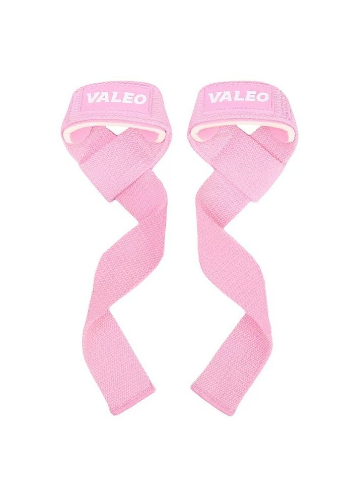 VALEO Lifting Straps Deadlift Gym Wrist Straps Weightlifting with Neoprene Cushioned Wrist Padded and Anti-Skid Silicone - for Weightlifting, Bodybuilding, Xfit, Strength Training - Image 1