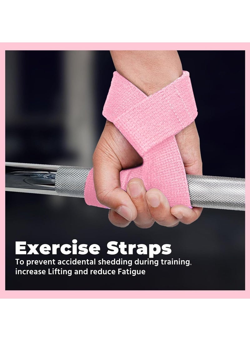 VALEO Lifting Straps Deadlift Gym Wrist Straps Weightlifting with Neoprene Cushioned Wrist Padded and Anti-Skid Silicone - for Weightlifting, Bodybuilding, Xfit, Strength Training - Image 3