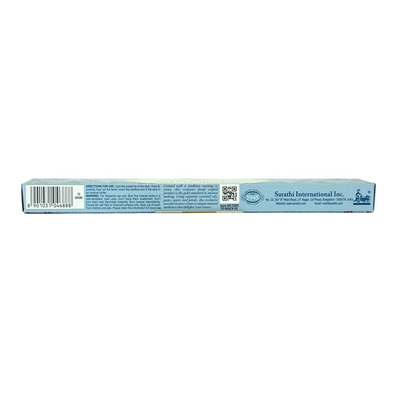 Tulasi Exclusive Masala Lavender & White Sage Incense Sticks (Agarbatti) for Pooja, Prayer, Meditation & Home Fragrance, 1 Pack - Image 2