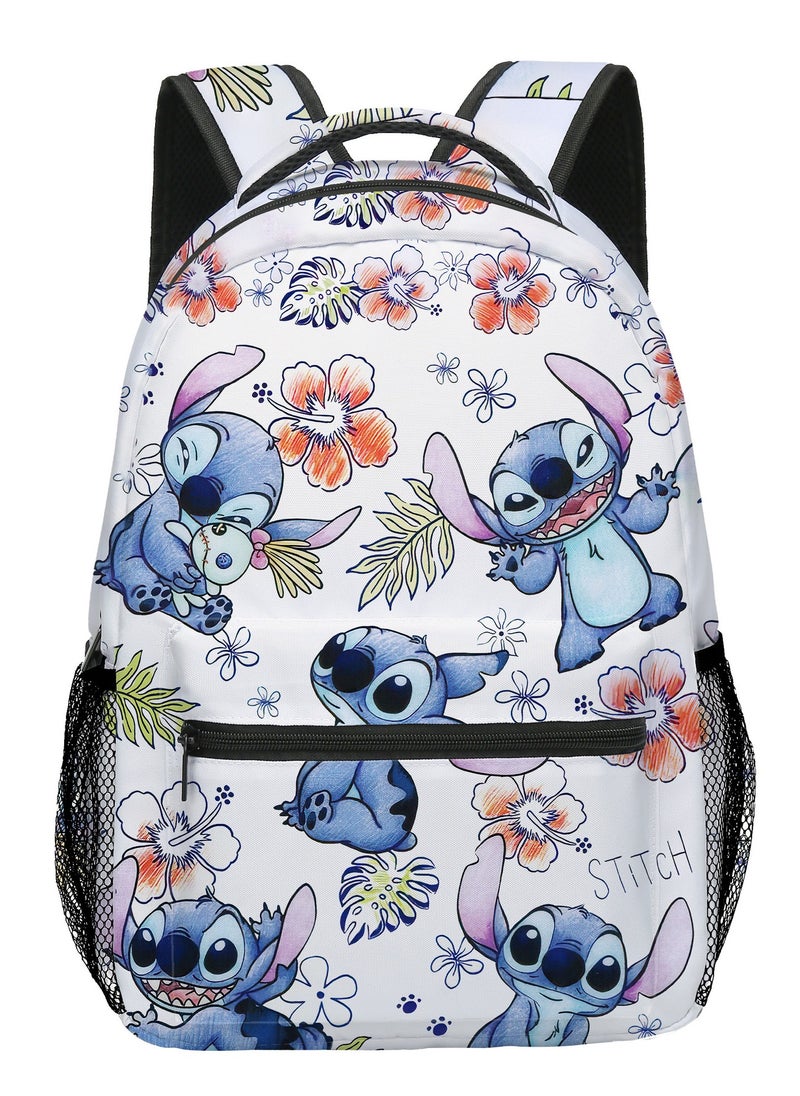 Backpack Equip - Disney Stitch Color Printed School Bag Large Capacity School Bag Back to School School Bag Student School Bag Laptop Computer School Bag - Image 1