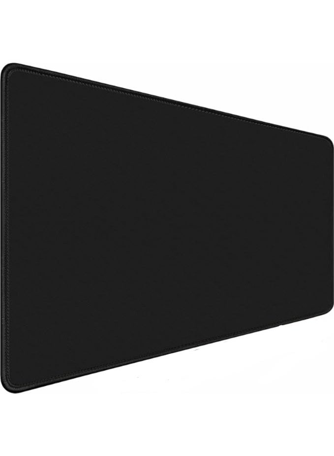 Large Mouse Pad, Gaming Mouse Pad, Long Mouse Pads, Waterproof Extra Large Big Mouse Pad with Stitched Edge, XXL Non-Slip Black Computer Mousepad Desk Mat for Gamer, Office & Home, Black - Image 1