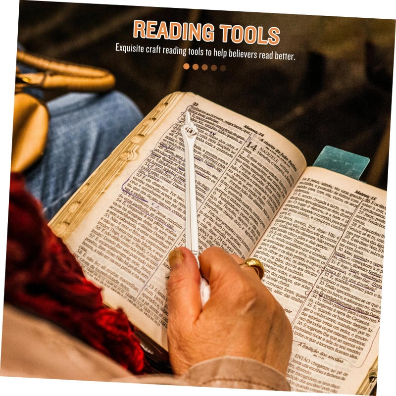 Metal Reading Pointer With Chain For Books And Religious Ceremonies - Image 4