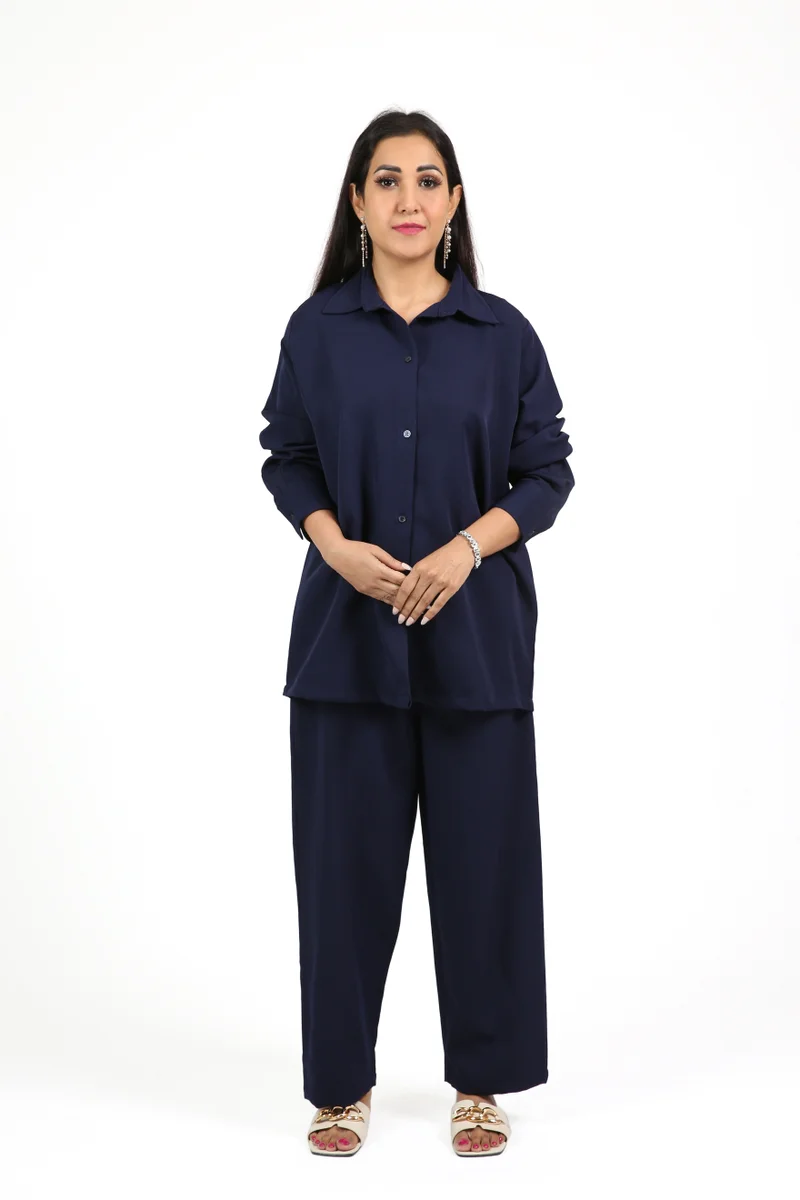 Nikias Nikias Navy blue Barbie Pajama Set for Daily Wear