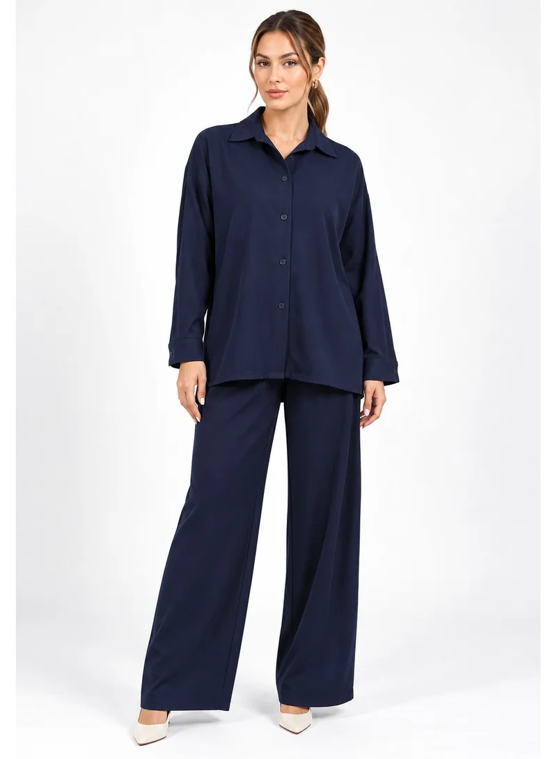 Nikias Nikias Navy blue Barbie Pajama Set for Daily Wear