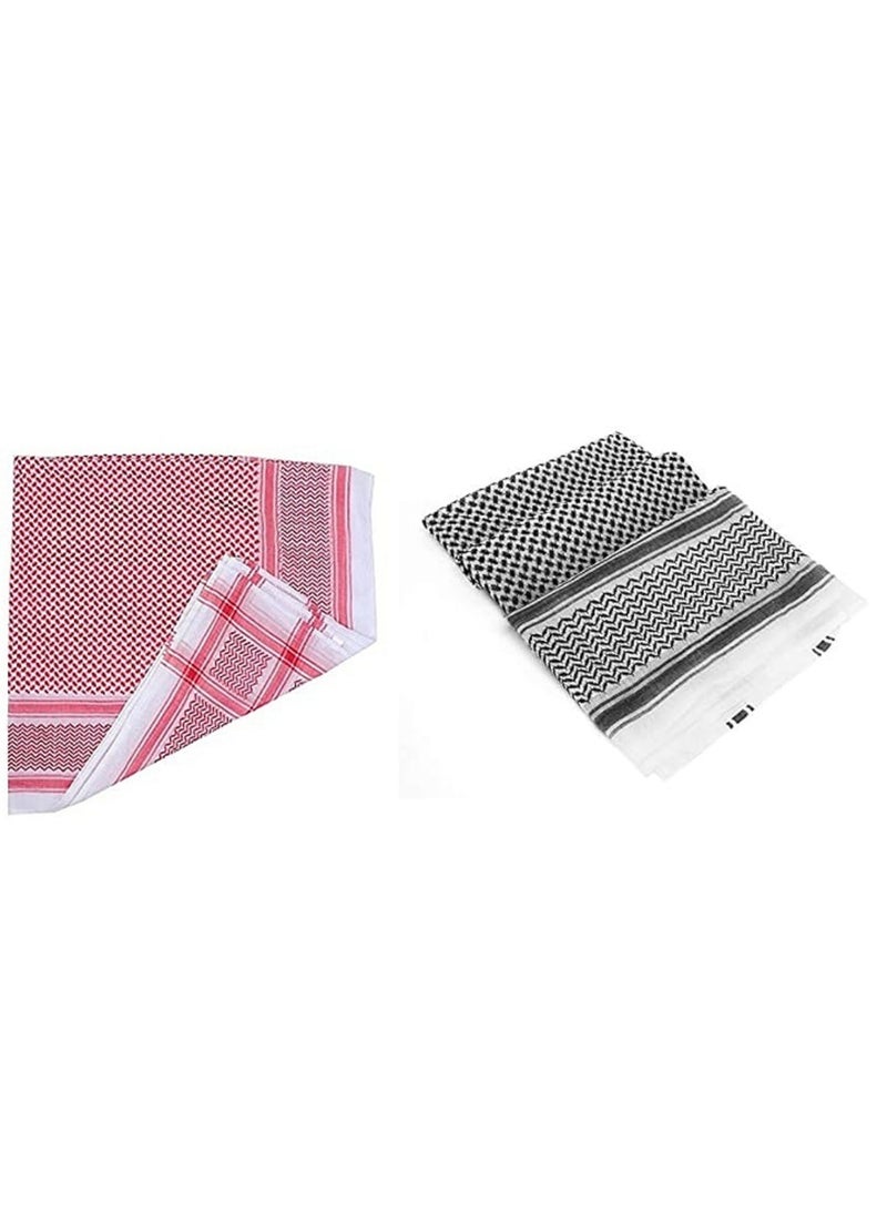Generic 2 Arabian Scarf Keffiyeh  Traditional Eastern  - Image 2