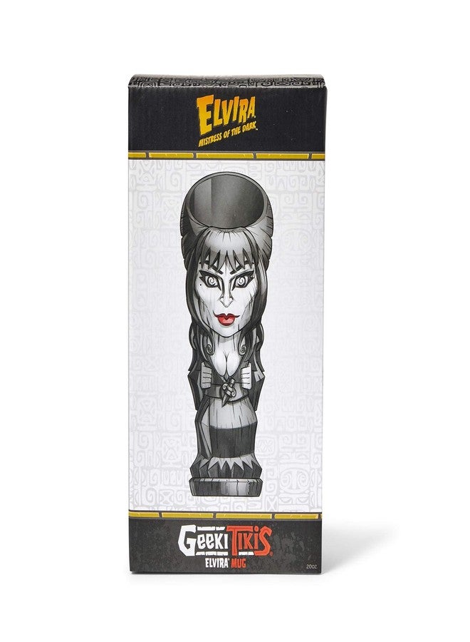 Elvira Geeki Tikis Mistress of the Dark Mug | Official Collectible Tiki Style Ceramic Cup | Holds 20 Ounces - Image 4