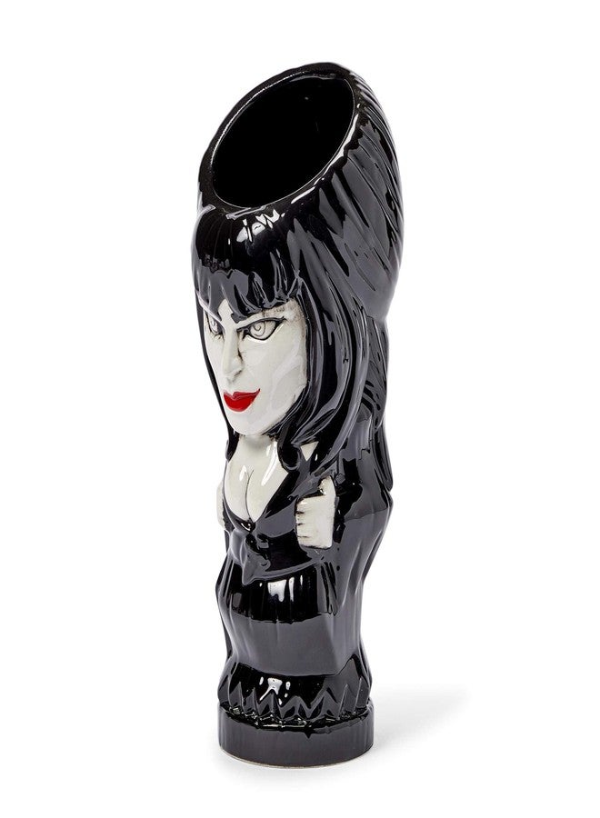 Elvira Geeki Tikis Mistress of the Dark Mug | Official Collectible Tiki Style Ceramic Cup | Holds 20 Ounces - Image 2