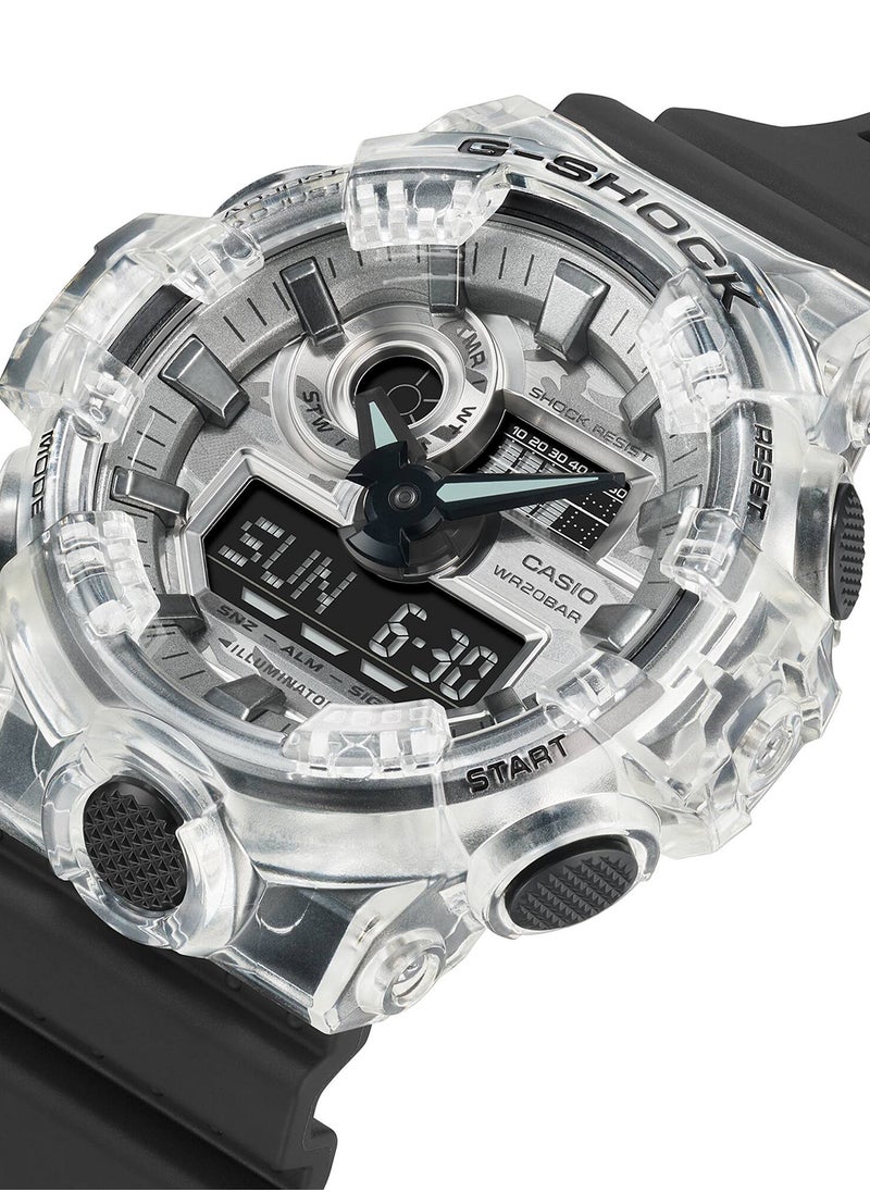 G-SHOCK ساعة يد رجالية انالوج+رقمية راتنج GA-700SKC-1ADR - 45 ملم  - Image 3