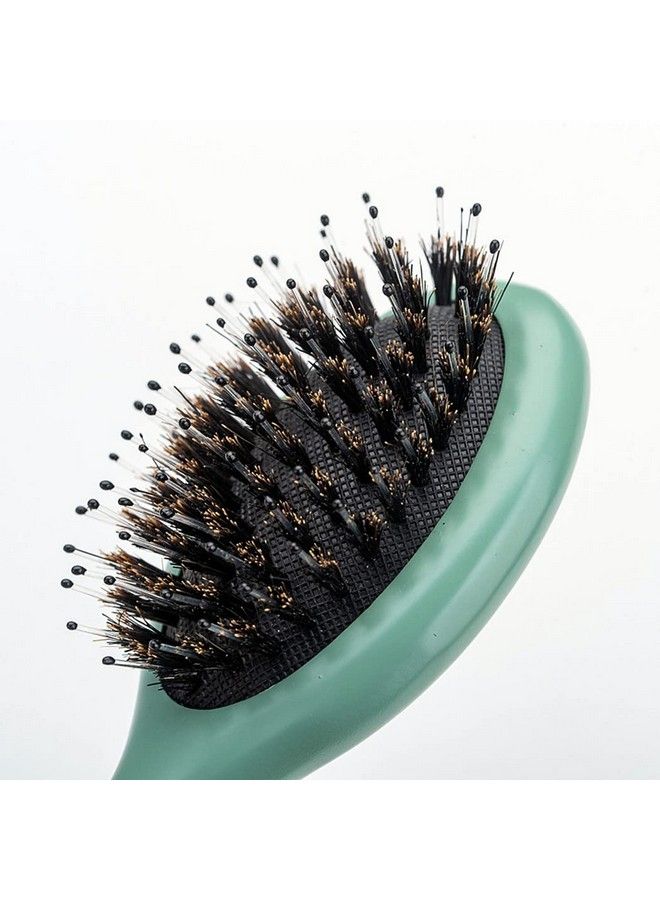 Sinide Boar Bristle Hair Brush Sinide Mini Natural Beech Wood Handle Cushion Massage Detangling Hair Brush For Women Men Long Thick Fine Curly Wavy Dry Or Wet Hair Brush For Pocket/Travel - Image 5