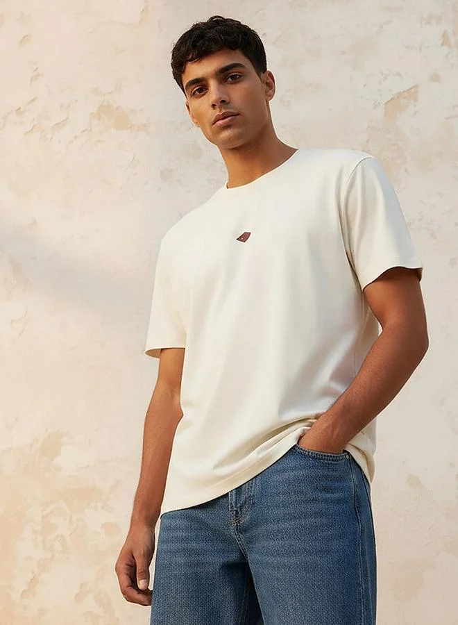 Lee Cooper Lee Cooper Men Regular Fit Crew Neck Short Sleeve Logo Print T-shirt