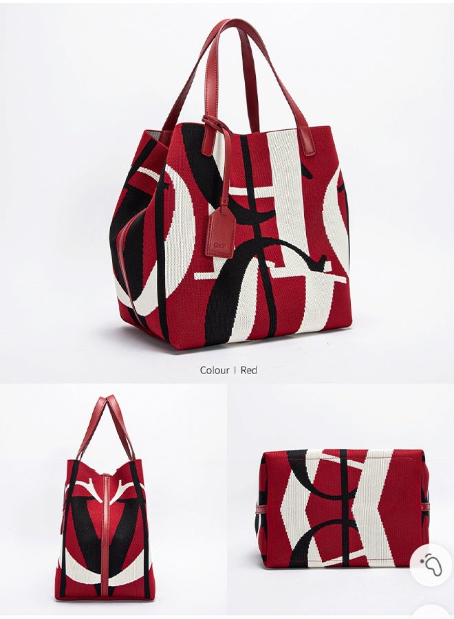 CH CH CHCH New Fashionable Letter Design Women's Large-capacity Tote Bag - Image 2