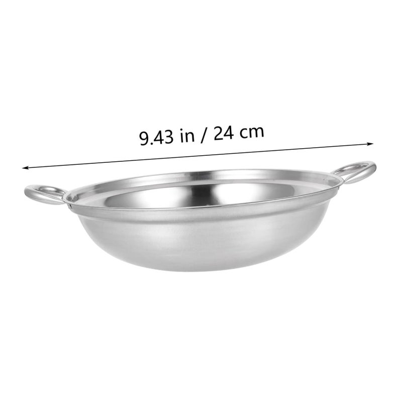 Non Stick Spill Design Hot Pot With Stainless Steel Handle 22X6CM 2 Piece Set - Image 3