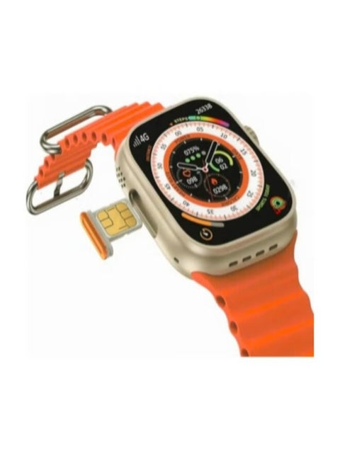 C90 max Smart Watch 4G Network Android Smart Watch 3 Pairs Strap with Support Mobile SIM Card with Google Play Support for All Apps as a Mobile Phone in Your Hand+2 cameras for taking pictures