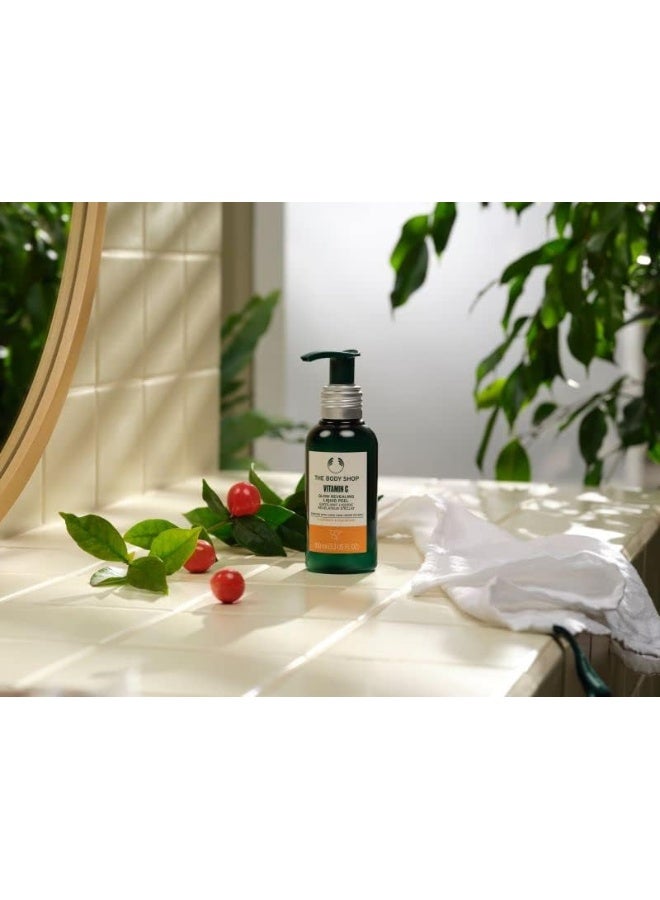 THE BODY SHOP Vitamin C Glow Revealing Liquid Peel – Exfoliating Face Treatment with Camu Camu Berry Extract | Gently Removes Dead Skin Cells, Reveals Radiant, Fresh-Looking Skin | Suitable for All Skin Types, 100ml - Image 2
