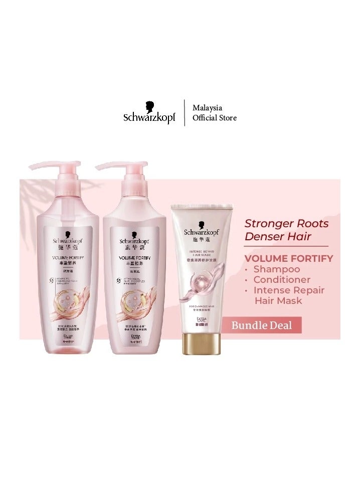 Schwarzkopf Extra Care Stronger Roots & Denser Hair For Weak Roots & Thin Hair [Bundle] - Image 2