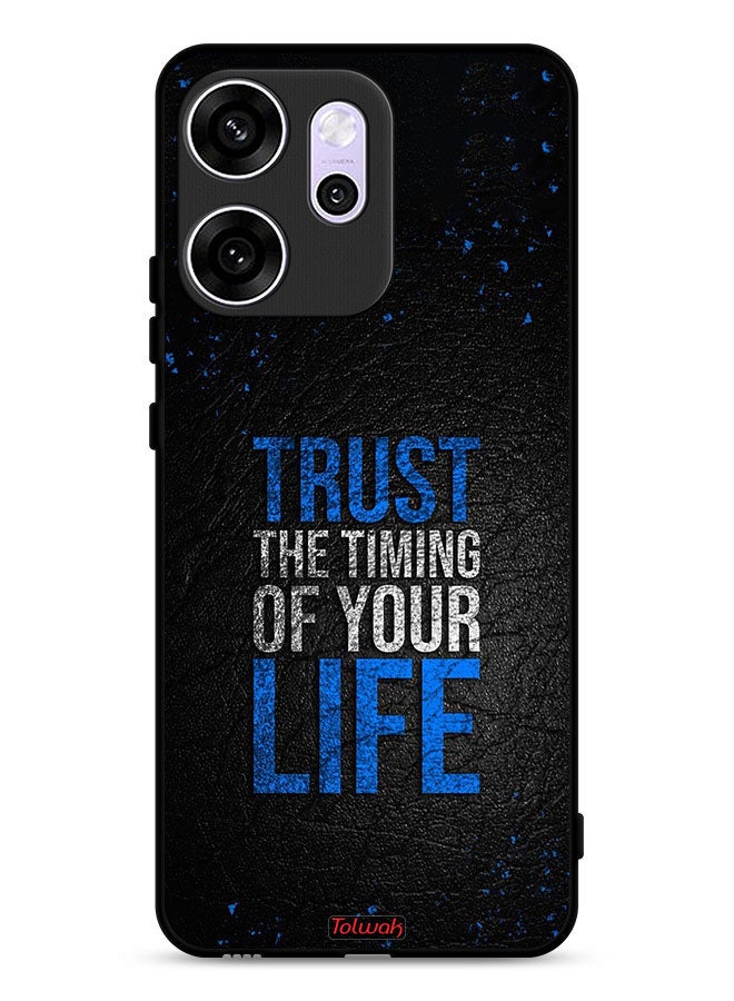 Tolwak Oppo Reno14 F Protective Case Cover Trust The Timing Of Your Life - Image 1