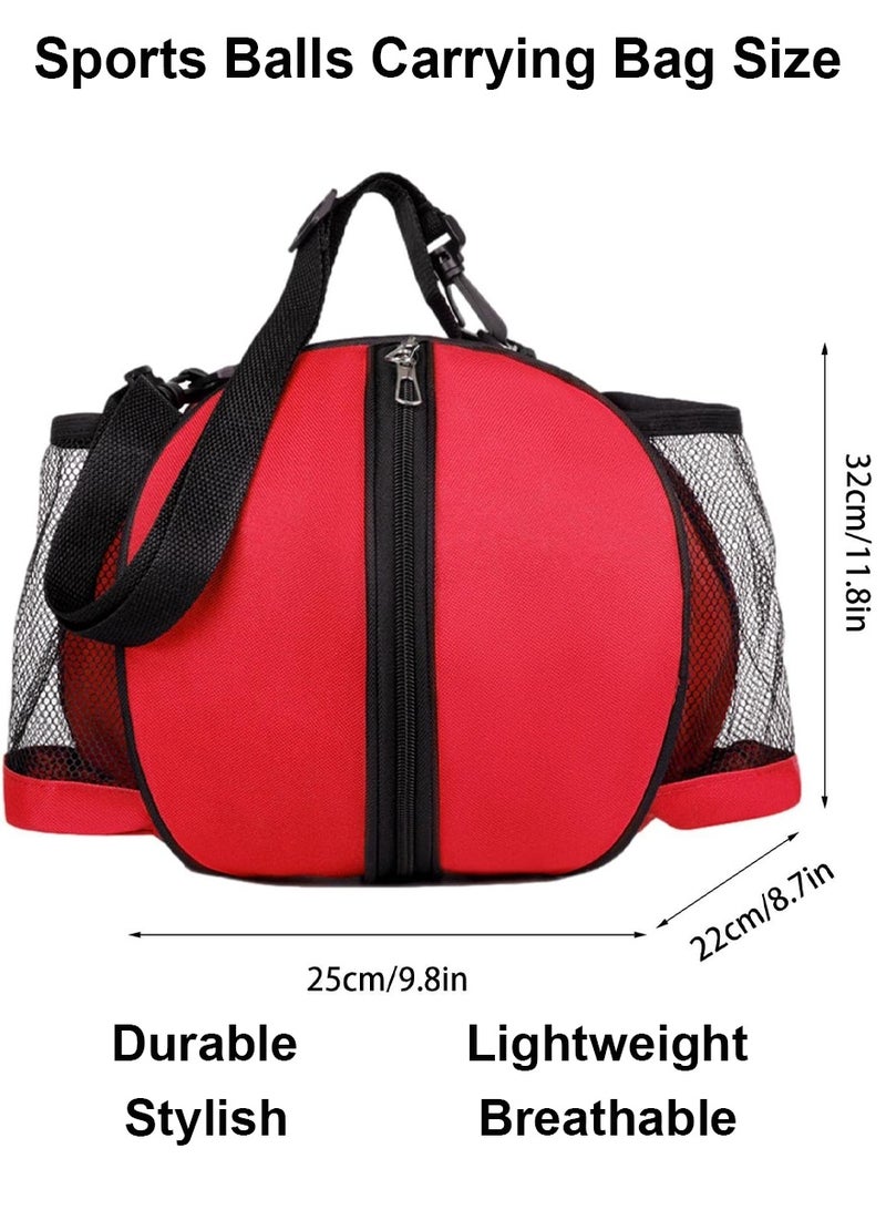 QUTOOB Sports Balls Backpack Sports Gear Bag For Carrying Basketballs Footballs Volleyballs, Adjustable Shoulder Straps, 2 Side Pockets, Basketball Bag Football Bag - Ideal for Sports Teams, Players, Coaches - Image 5