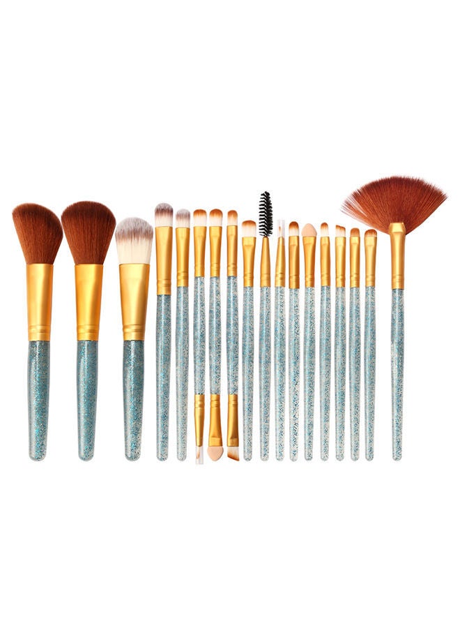 NIBEMINENT 18-Piece Makeup Brush Set Multicolour