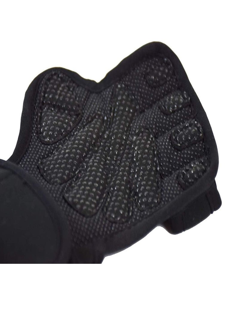 YOMYM New Ventilated Weight Lifting Workout Gloves with Built-in Wrist Wraps for Men and Women - Great for Gym Fitness, Cross Training, Hand Support & Weightlifting. - Image 3