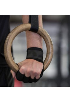 YOMYM New Ventilated Weight Lifting Workout Gloves with Built-in Wrist Wraps for Men and Women - Great for Gym Fitness, Cross Training, Hand Support & Weightlifting.  - Image 5