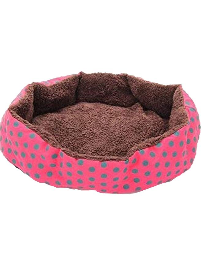 Meetion Bed Pet Bed Warm Winter Bed Dog Cat Bed Soft Wool Point Design Pet Nest With Removable Mats Octagonal Shape Kennel Cat Dog Sofa Bed - Image 2