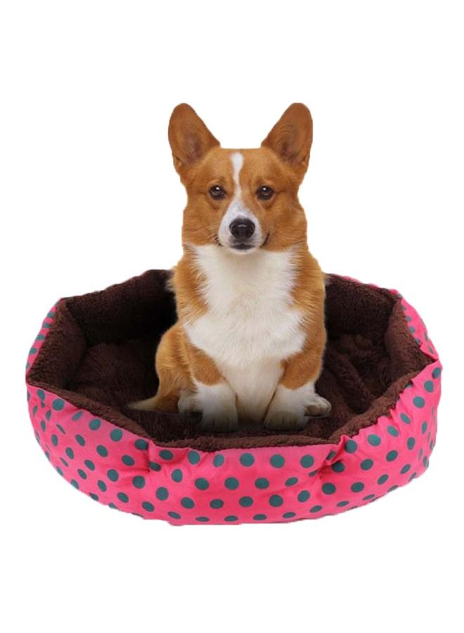 Meetion Bed Pet Bed Warm Winter Bed Dog Cat Bed Soft Wool Point Design Pet Nest With Removable Mats Octagonal Shape Kennel Cat Dog Sofa Bed - Image 1