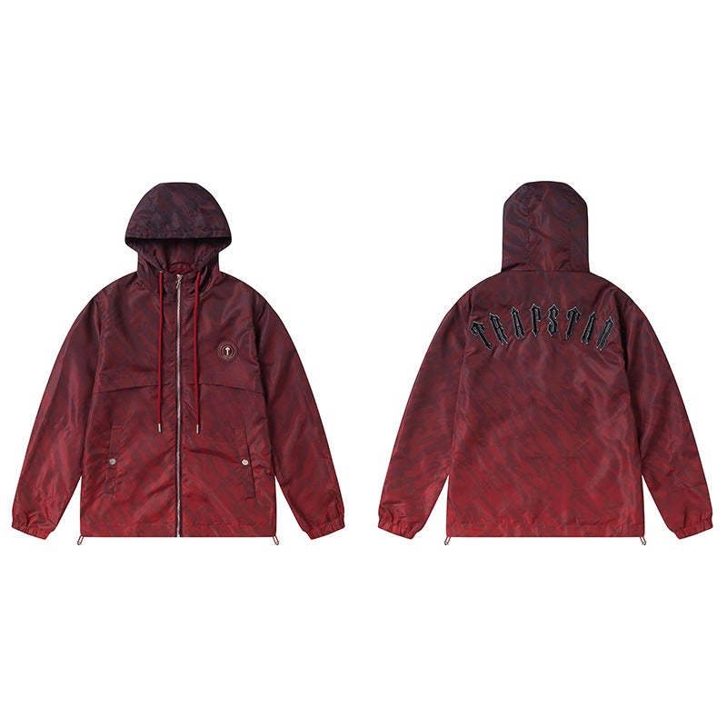 American Trapstar Letter Embroidered Trash Coat Men'S And Women'S Casual Jacket Coat Trendy - Image 5