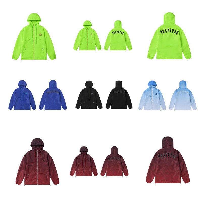 American Trapstar Letter Embroidered Trash Coat Men'S And Women'S Casual Jacket Coat Trendy - Image 2