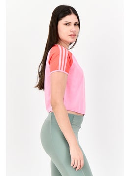 adidas Originals Women Sportswear Fit Short Sleeve Outdoor Top, Multicolor  - Image 2