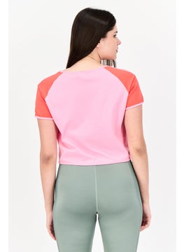 adidas Originals Women Sportswear Fit Short Sleeve Outdoor Top, Multicolor  - Image 3