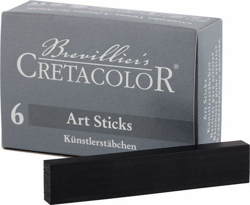 CRETACOLOR Art Sticks 7 X 14MM - Nero Extra Soft - Image 4