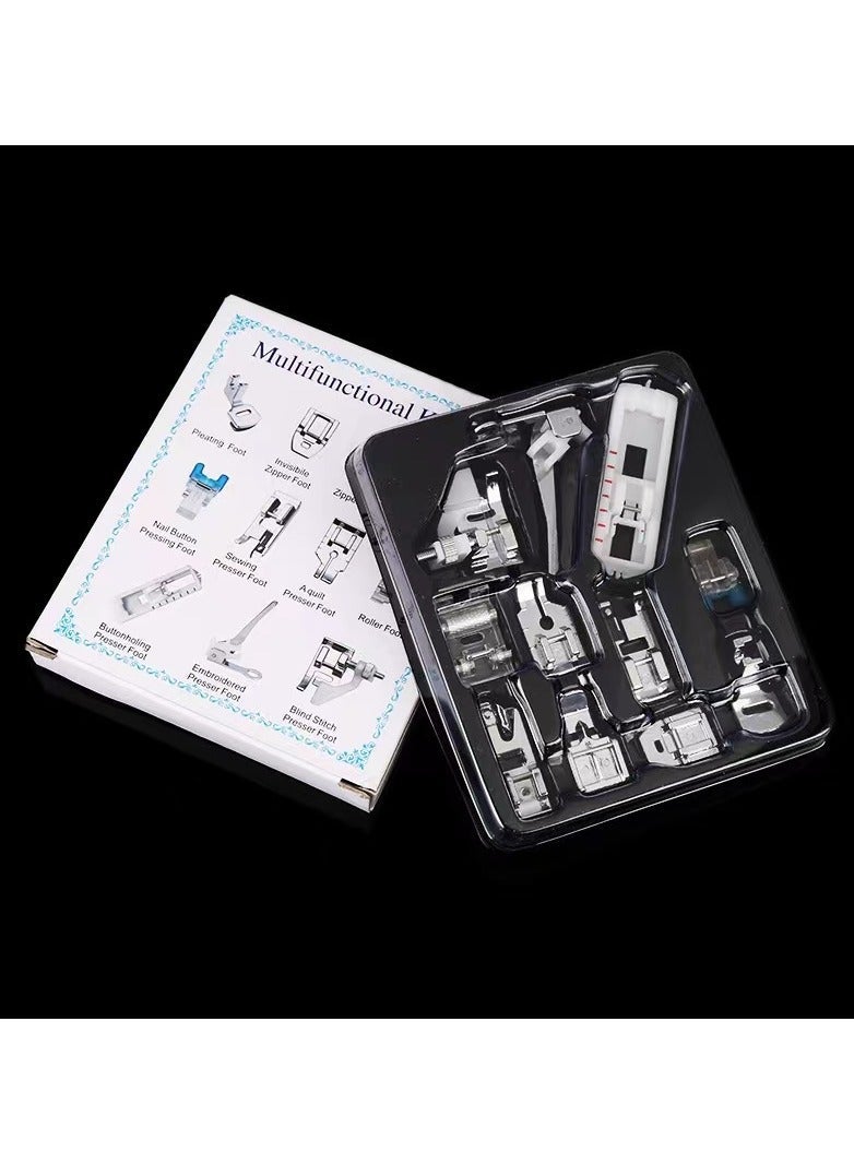 Goolsky 11 Pcs Sewing Machine Presser Feet Set for Low Shank Snap-On Sewing Machine Singer, Brother, Janome, Babylock, Kenmore, Euro-Pro, White, Juki, New Home Sewing Machines - Image 2
