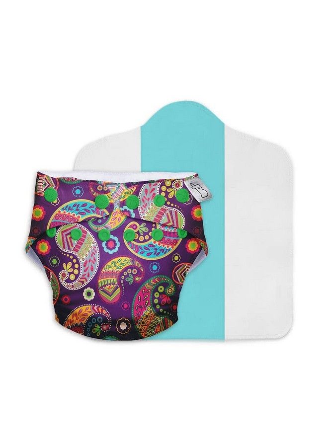 Superbottoms Pack Of 2 Cloth Diapers For Babies And Xtrahydrating™ Wipes72 Packfreesize Washable & Reusable Waterproof Adjustable Cloth Diaper For Babies From 517Kgs;Diaper With 2 Dry Feel Pad - Image 3