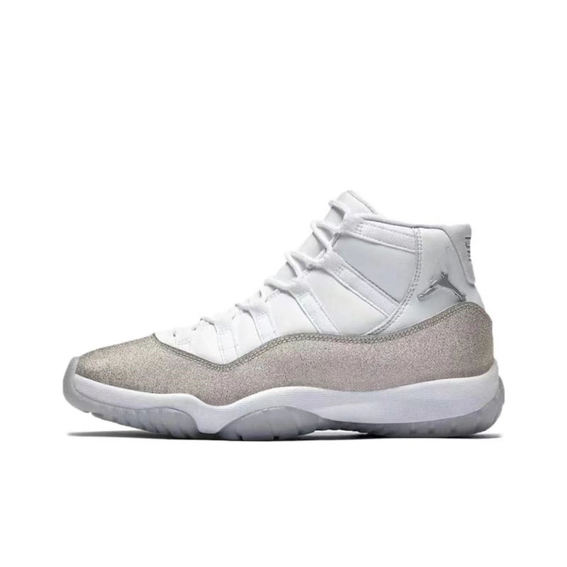 أحذية رياضية عالية الكعب للأطفال AJ11 بيغ ديفيل جو 11 باللونين الأسود والأبيض والأحمر مع حزام كانغ باللونين الأسود والأحمر - Image 1