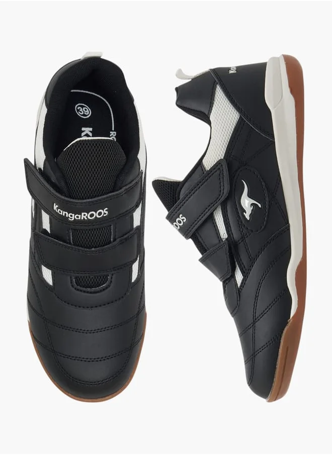 kangaROOS Women's Logo Detail Sports Shoes with Hook and Loop Closure