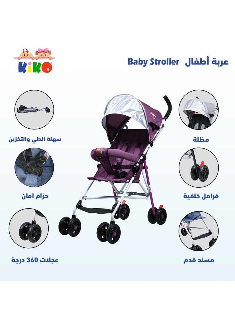 KIKO LIGHT  BUGGY 8 WHEELS  (6 M + ) - Purple - Image 2