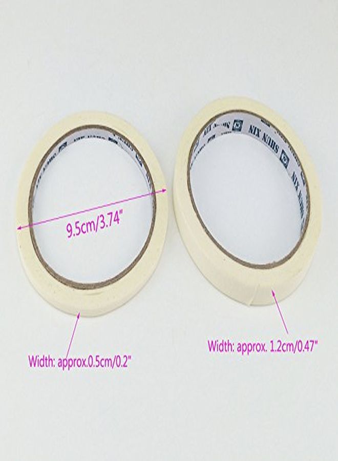 Yueton Pack Of 6 Soft Manicure Nail Art Tips Guide Tapes Striping Line Sticker Decor Tool - Image 4