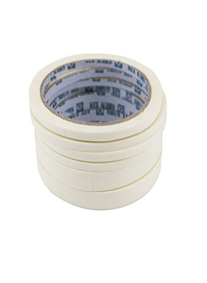 Yueton Pack Of 6 Soft Manicure Nail Art Tips Guide Tapes Striping Line Sticker Decor Tool - Image 1