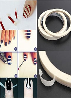 Yueton Pack Of 6 Soft Manicure Nail Art Tips Guide Tapes Striping Line Sticker Decor Tool  - Image 5