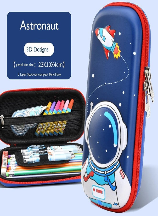 BIRZAR Big Capacity 3D EVA Space Design Pencil Pen Case Office College School Large Storage High Capacity Bag Pouch Holder Box Organizer(Astronaut) - Image 2