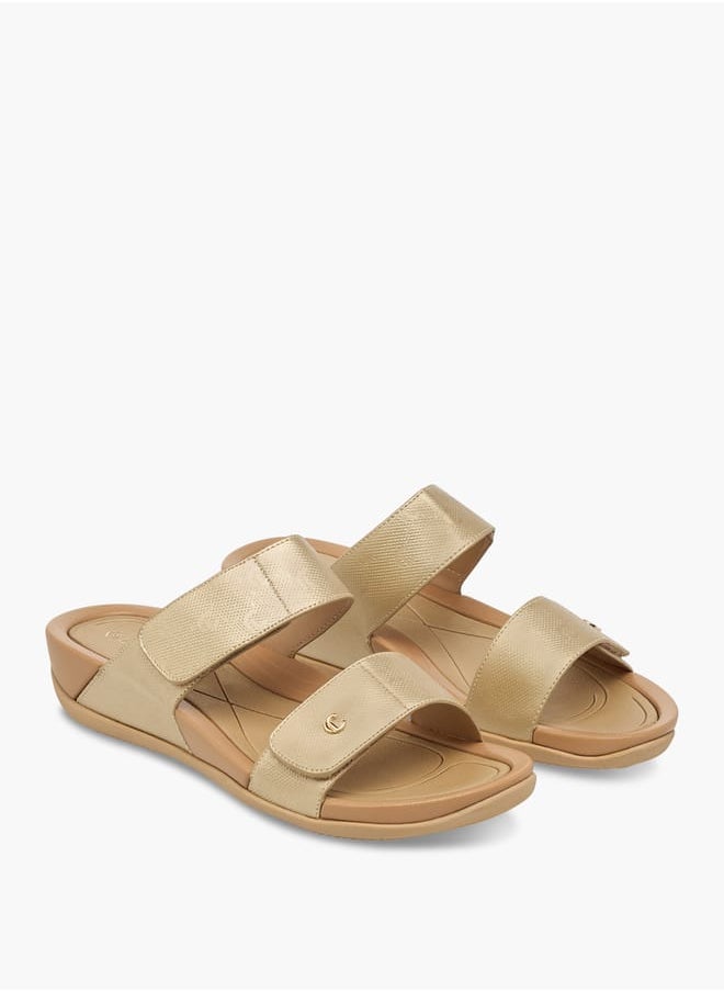 Le Confort Women's Velcro Strap Detail Slip-On Sandals  - Image 1