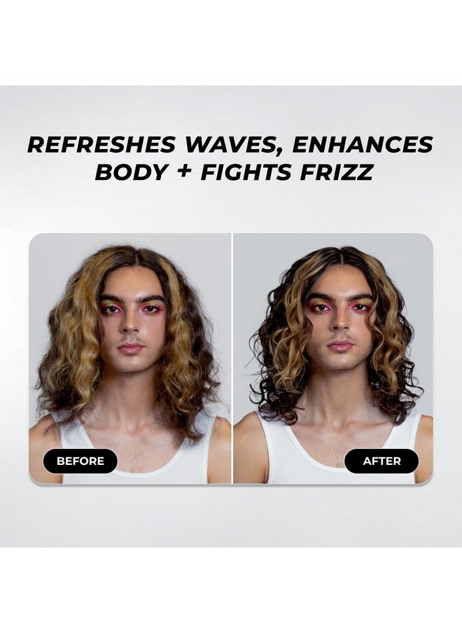 XMONDO XMONDO Hair Wavetech Wave Revival Mist | Vegan Formula with Pro-Vitamin B5 and Essential Nutrients for Glowing Frizz Free Waves, 8 Fl Oz 1-Pack  - Image 2