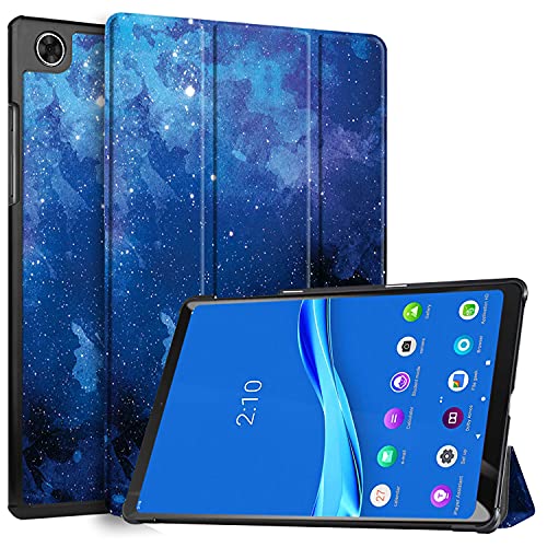 Robustrion Faux Leather Smart Trifold Hard Back Flip Stand Case for M10 FHD Plus TB-X606F / TB-X606X [1st and 2nd Gen] 10.3 inches Tablets - Stars - Image 1