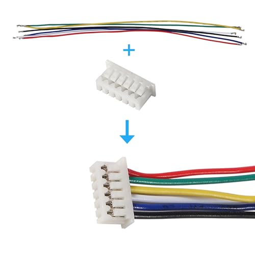 SHUTAO 1.25mm Connectors Plug Kit with 15cm Pre-Crimped Cable Wire 2/3/4/5/6/7/8/9/10/12 PIN House Compatible with JST GH Molex PicoBlade Connector 1.25mm Pitch - Image 5