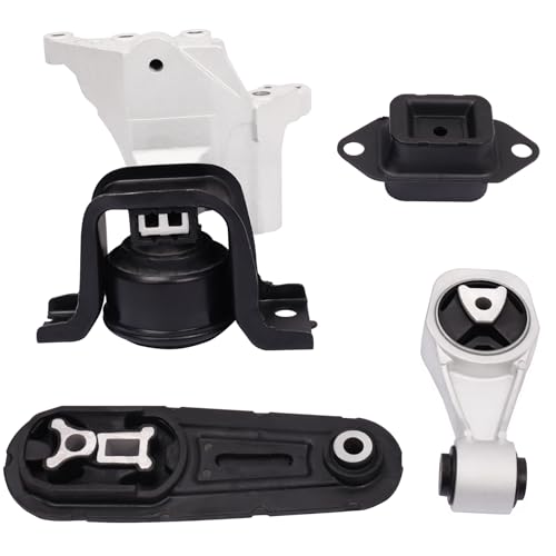 loongrie Engine Motor Transmission Mount Kit Compatible with 20132019 Sentra L4 18L AUTO CVTReplace OE A7382 112201KG0A A7380 112101KC0B A7376 113501KC0A A4360 113601KA0A Set of 4 - Image 1